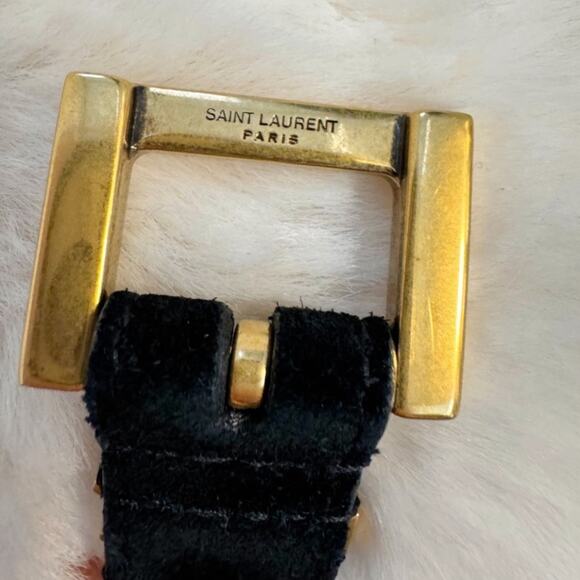 Saint Laurent Cassandre thin belt main image 6